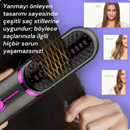 kablosuz saç düzleştirici tarak