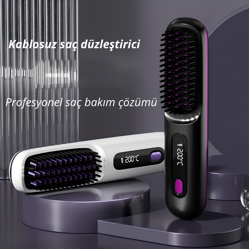 kablosuz saç düzleştirici tarak