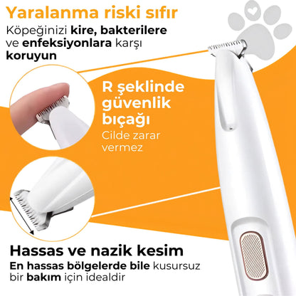 elektrikli tıraş makine evcil hayvan